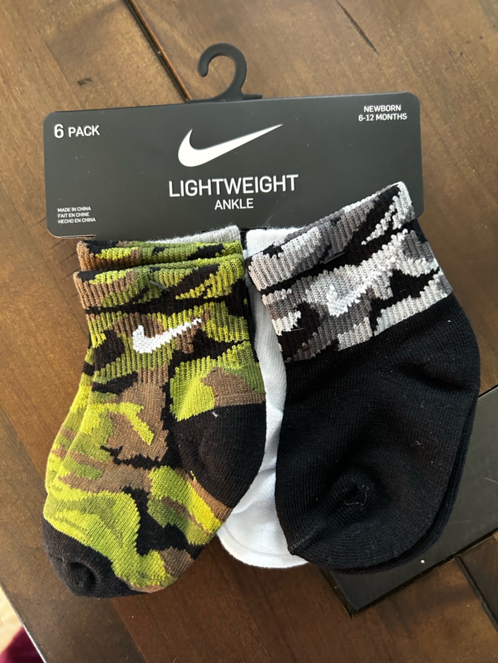 Nike Ankle Socks 6 pack 6-12 mo